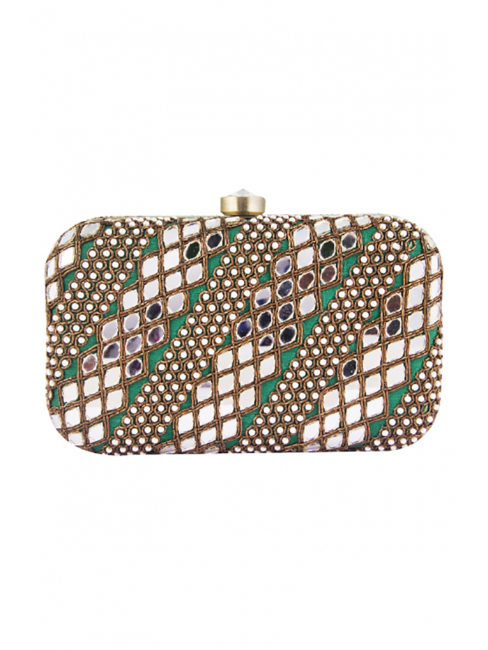 beautiful Gamthi purse design/mirror work purse design - YouTube