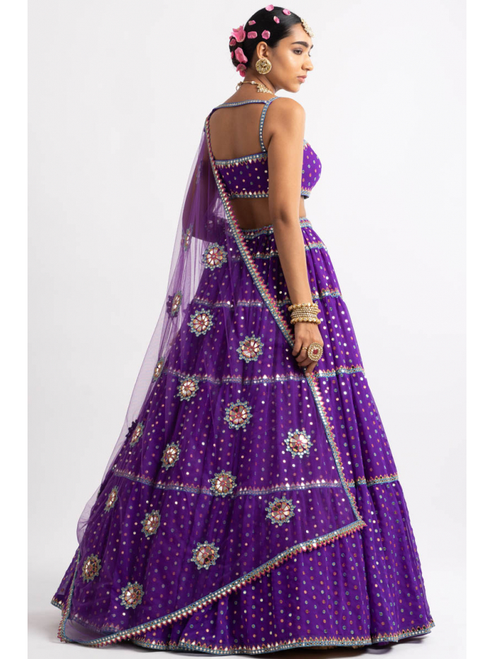 Purple Lehenga Choli - Buy Designer Lehenga Choli 2