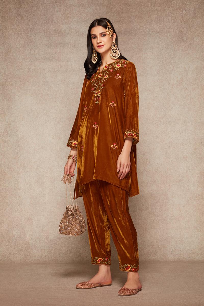 Honey gold Kurta and salwar set