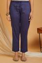 Navy Blue Cotton Pants