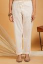 Ivory Cotton Pants