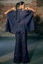 SAPPHIRE Hand Emb Sharara With Long Cape and mirror Blouse